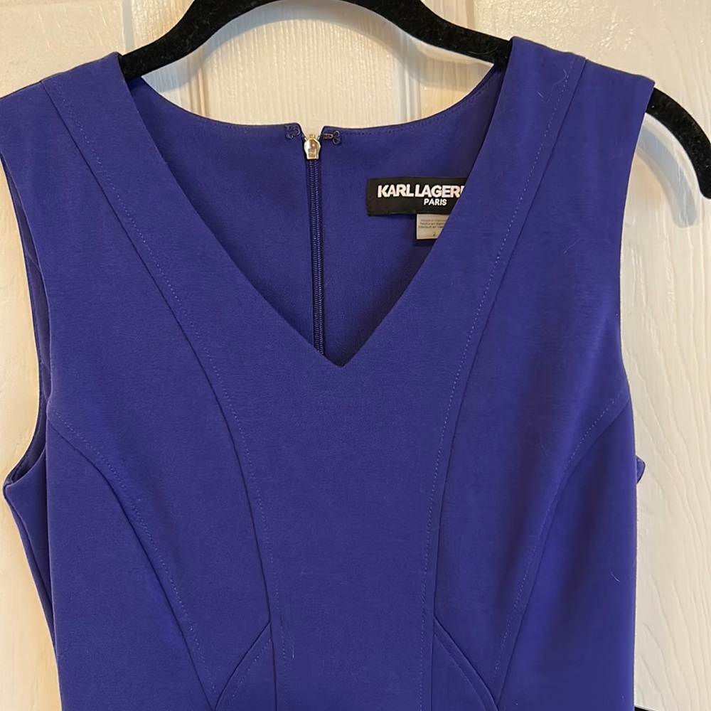 Blue bodycon mini dress